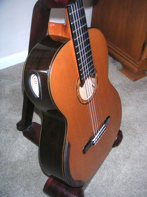 Yulong Guo Ziricote Concert Double-Top Classical Guitar